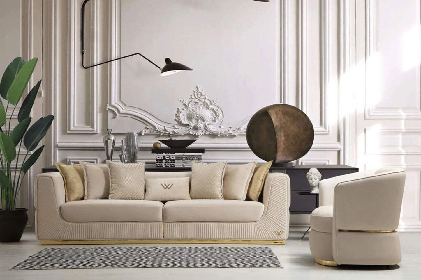 Angel Set 3+2+1 - PolishFurnitures.art