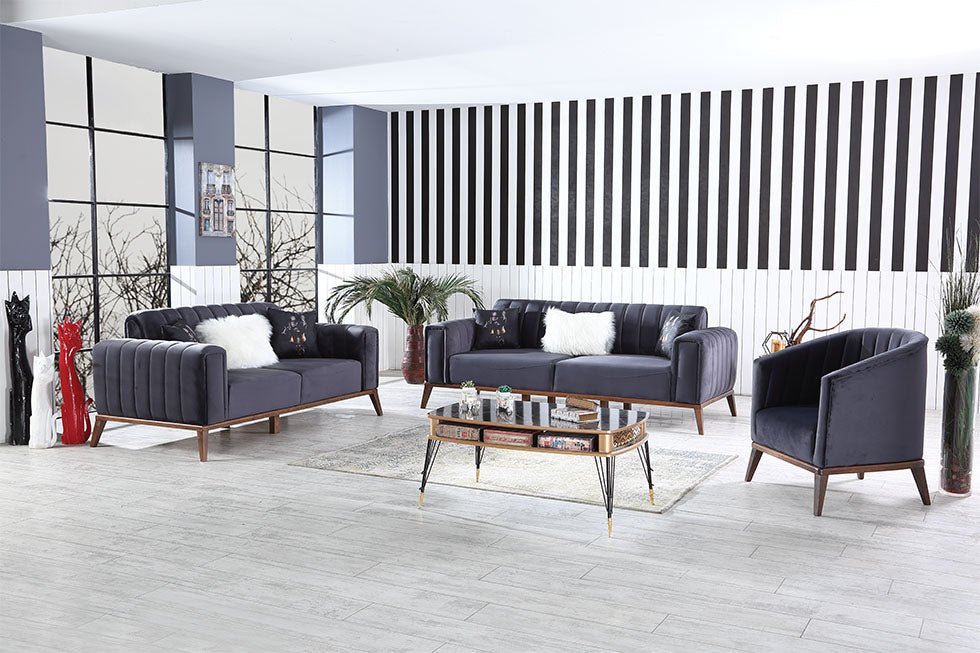 Bergamo Sofa Set 3+2+1 - PolishFurnitures.art