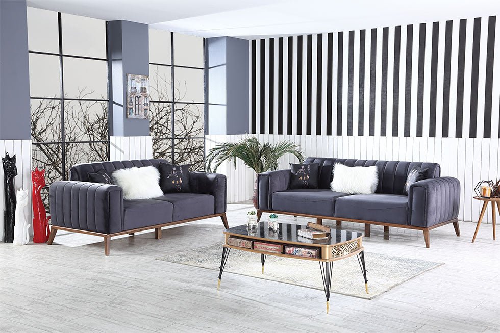 Bergamo Sofa Set 3+2+1 - PolishFurnitures.art
